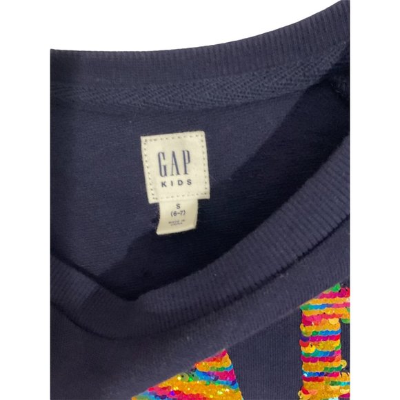 GAP KIDS RUFFLED LONG SLEEVE SWEATER DRESS - Picture 6 of 6